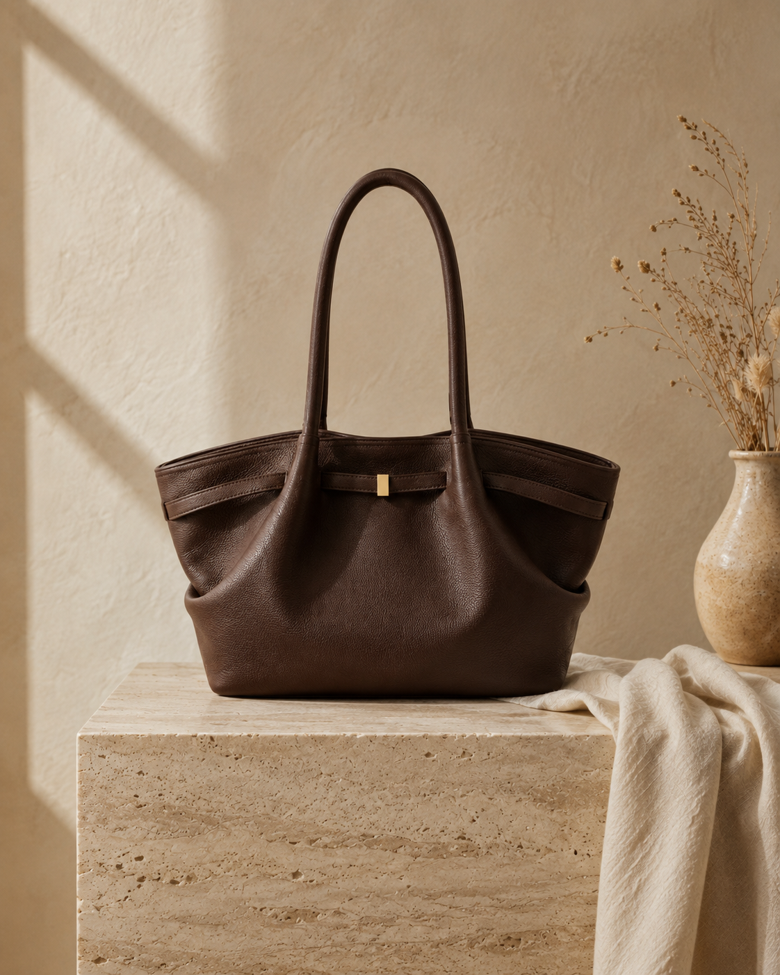 TÁCITA ALTEA — Tote Grande, Castanho