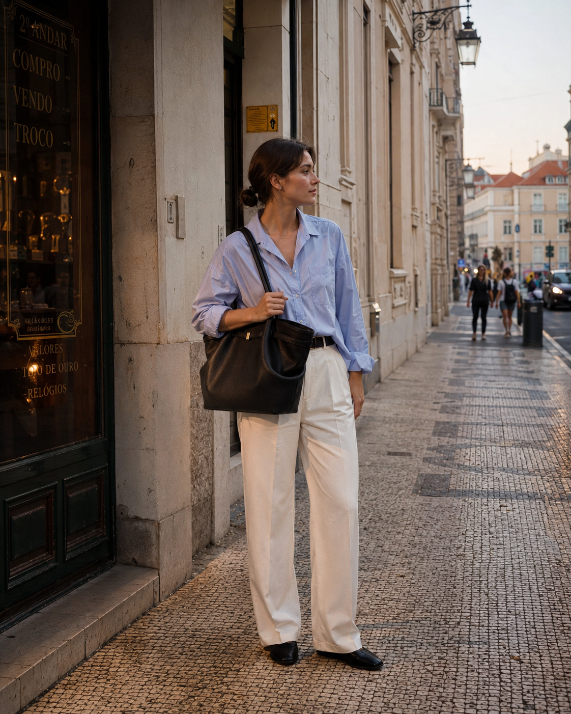 TÁCITA ALTEA — Tote Grande, Preto — imagem 4