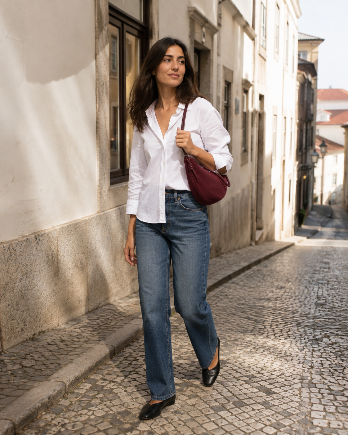 TÁCITA ALVA — Mala Crescente, Bordeaux — imagem 1