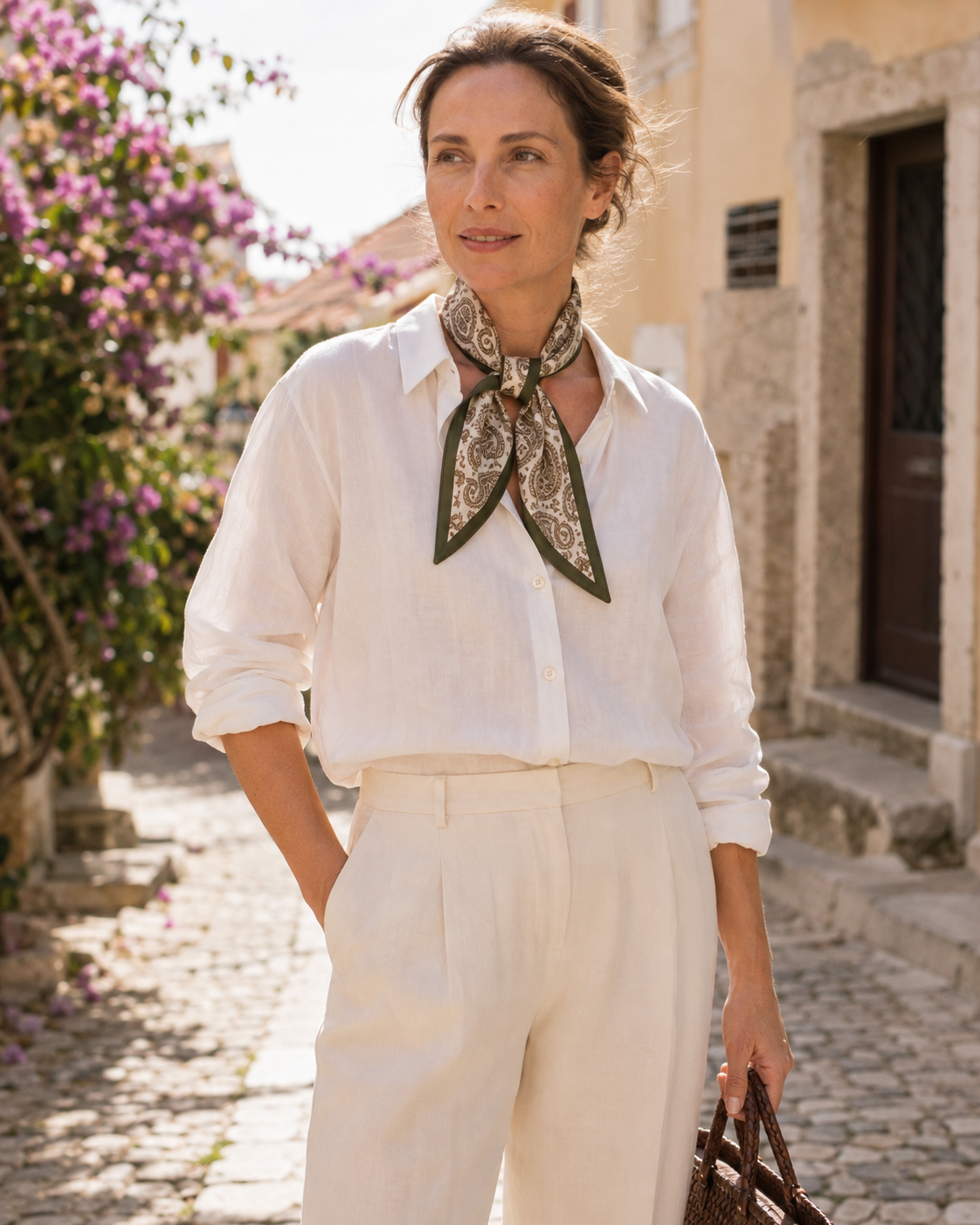 Inspiração de styling TÁCITA com lenço